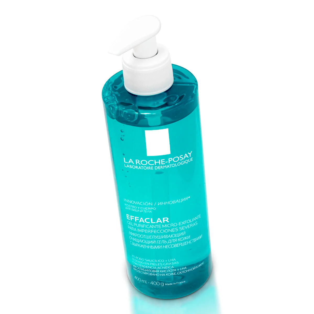 EFFACLAR GEL MICROEXFOLIANTE LIMPIADOR PIEL GRASA 400ML - Imagen 3