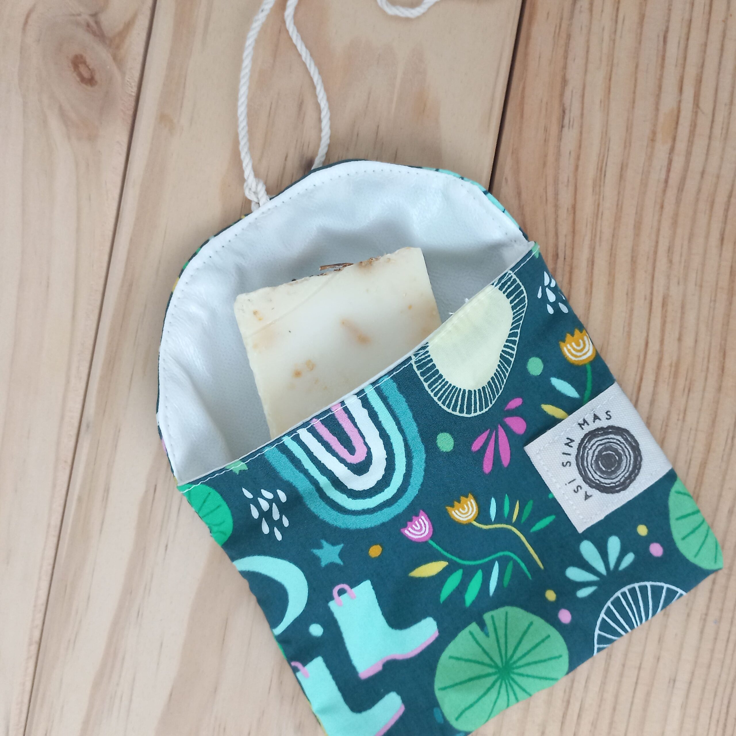 Bolsa para jabón sólido