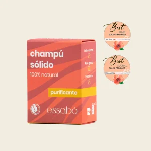 Champú sólido natural para cabello graso